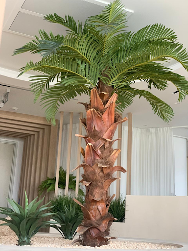 Artificial palm trees