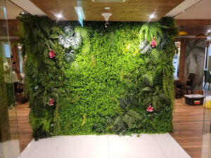 green wall